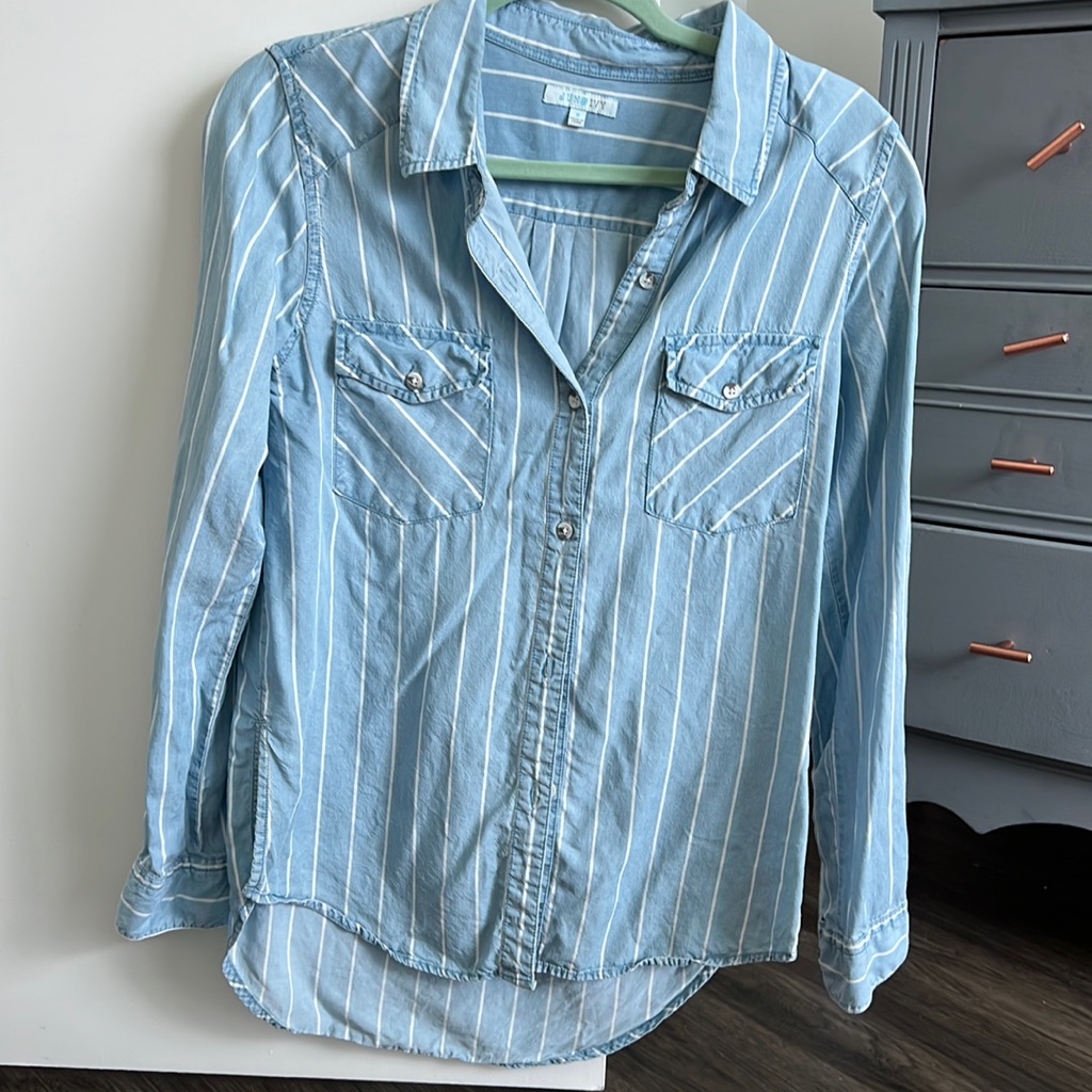 Demin Button Down